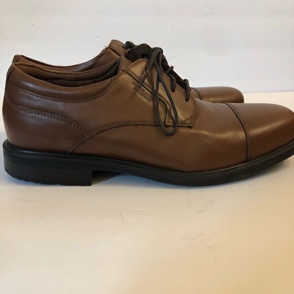 Rockport Essential Detail II cap toe shoe Brown 8 - Picture 8 of 11